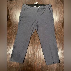 LANE BRYANT Navy Check Pattern Slacks Size 24  New Career
